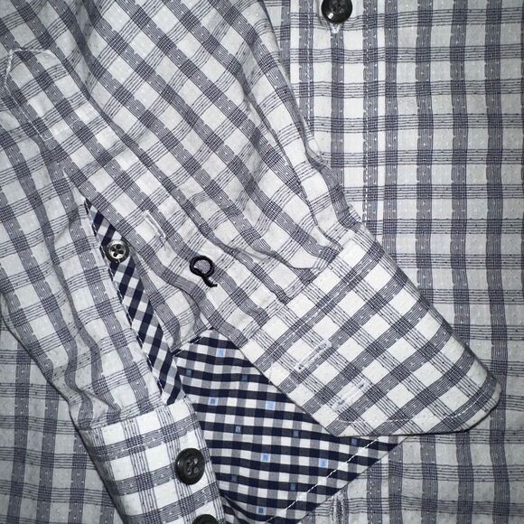 DASH MEN'S LONG SLEEVE WOVEN CHECK SHIRT - Picture 4 of 5